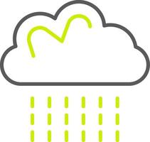 Weather Line Two Color Icon vector