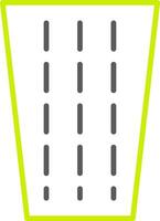 Road Line Two Color Icon vector