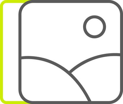 Photos Line Two Color Icon vector