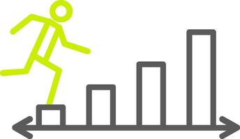 Commerce Career Line Two Color Icon vector