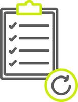 Sprint Line Two Color Icon vector