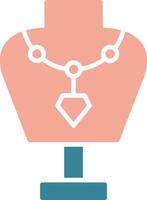 Mannequin Glyph Two Color Icon vector