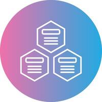 Infographic Elements Line Gradient Circle Icon vector