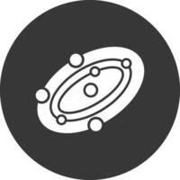 Galaxy Glyph Inverted Icon vector