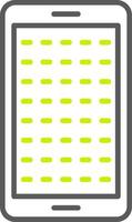 E Learning Line Two Color Icon vector