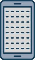E Learning Line Filled Grey Icon vector