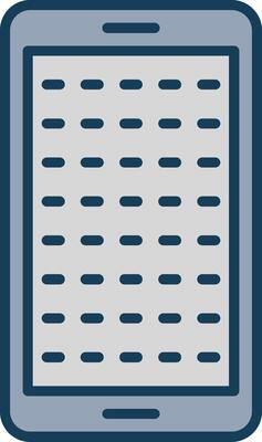 E Learning Line Filled Grey Icon
