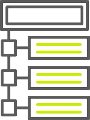 Program Line Two Color Icon