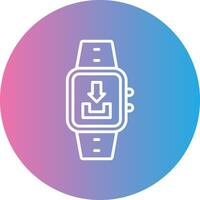 Download Line Gradient Circle Icon vector