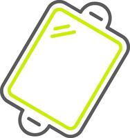 Baking trays Line Two Color Icon vector