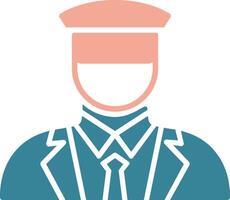 Tarin Driver Glyph Two Color Icon vector