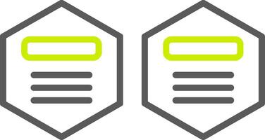 Infographic Elements Line Two Color Icon vector