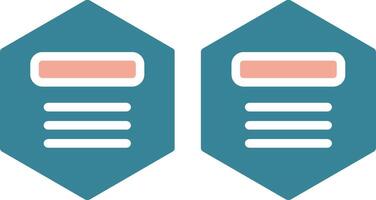 Infographic Elements Glyph Two Color Icon vector