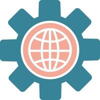 Geology Glyph Two Color Icon vector