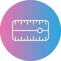 Dial Line Gradient Circle Icon vector