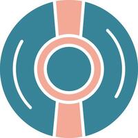 Cd Glyph Two Color Icon vector