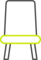 Seat Line Two Color Icon vector