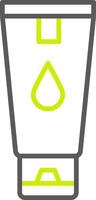 Hand Cream Line Two Color Icon vector