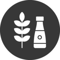 Home Brewing Glyph Inverted Icon vector