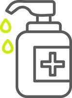 Soap Line Two Color Icon vector