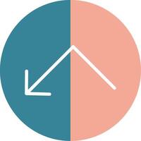 Bounce Glyph Two Color Icon vector