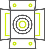 Lighting Line Two Color Icon vector