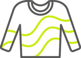 Jumper Line Two Color Icon vector