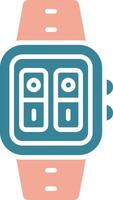 Switches Glyph Two Color Icon vector