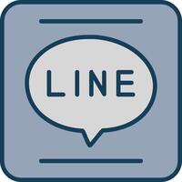 APP Line Filled Grey Icon vector