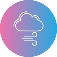 Breezy Line Gradient Circle Icon vector
