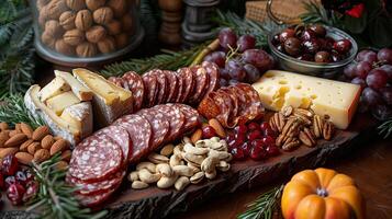 Artisan Cheese and Cured Meat Charcuterie Assortment photo