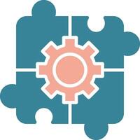 Fossil Fuels Glyph Two Color Icon vector