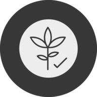 Farm Fresh Glyph Inverted Icon vector