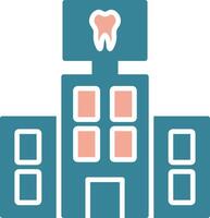 Dental Care Glyph Two Color Icon vector