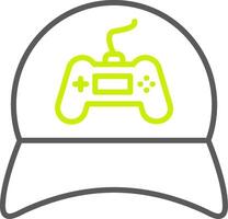 Hat Line Two Color Icon vector