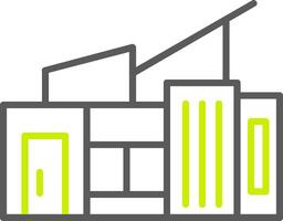 Architecture Line Two Color Icon vector