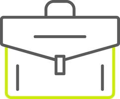 Portfolio Line Two Color Icon vector