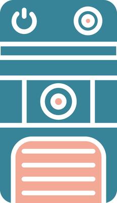 Cpu Glyph Two Color Icon