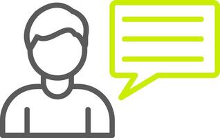 Business Consulting Line Two Color Icon vector