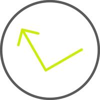 Bounce Line Two Color Icon vector