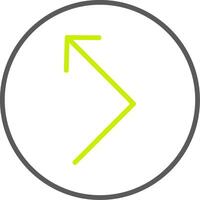 Bounce Line Two Color Icon vector