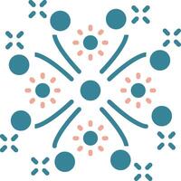 Sparkler Glyph Two Color Icon vector
