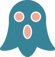 icono de dos colores de glifo fantasma vector