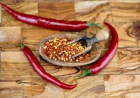 fresh and spicy red hot chilli pepper photo