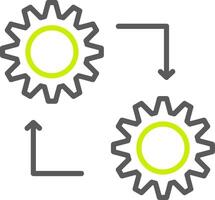 Methodology Line Two Color Icon vector