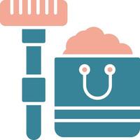 Cleaning Glyph Two Color Icon vector