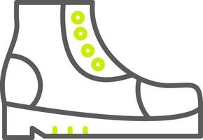 Boots Line Two Color Icon vector