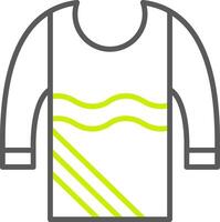 Sweater Line Two Color Icon vector