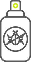 Insect Repellent Line Two Color Icon vector
