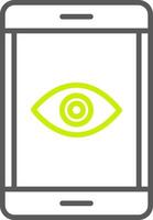 Smartphone Line Two Color Icon vector